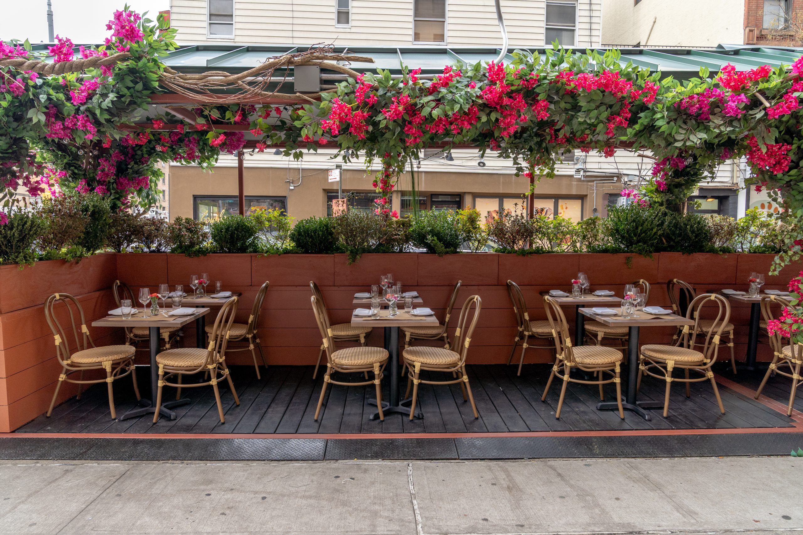 Patio Brunch in Greenwich